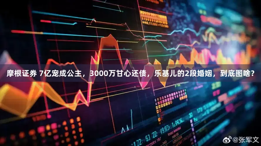 摩根证券 7亿宠成公主，3000万甘心还债，乐基儿的2段婚姻，到底图啥？